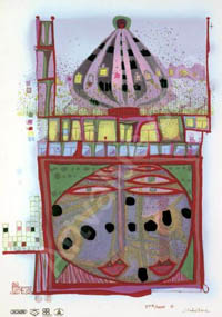 Hundertwasser - Homo Humus Come Va - 10,002 Nights - 03545